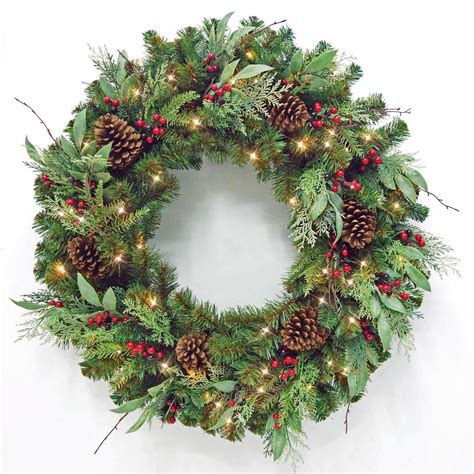 36 inch wreath outdoor|36 battery operated christmas wreath.